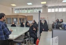 گزارش تصویری بازدید دانش آموزان هنرستان دخترانه زكرياي رازي 
